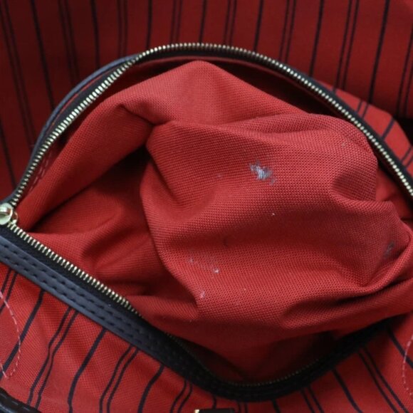 Louis Vuitton Neverfull GM Damier Ebene Canvas Tote Bag w/ Pochette - Picture 12 of 16